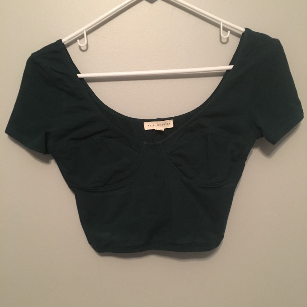 Short sleeve crop top